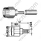 SMA Male Crimp für RG174 RF-Anschluss