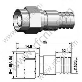 TNC-Stecker für LMR300 RF-Anschluss