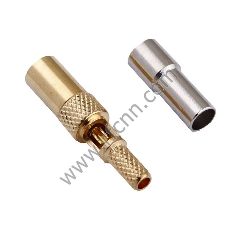 SSMB-weibliche Crimp-Gerade Fensterlötter für RG316 RF-Anschluss