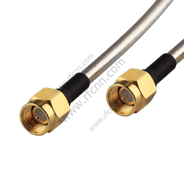 SMA männlich zu männlichen 18 GHz RG402 Koaxialkabel-Pullover