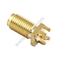 SMA-Weibchen für PCB-Brettkantenlöten-HF-Stecker