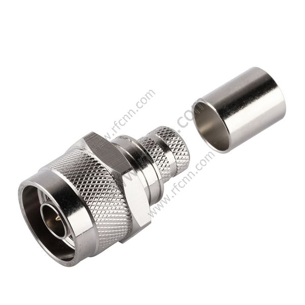 N männlicher gerade Crimp für den LMR400 RF-Anschluss