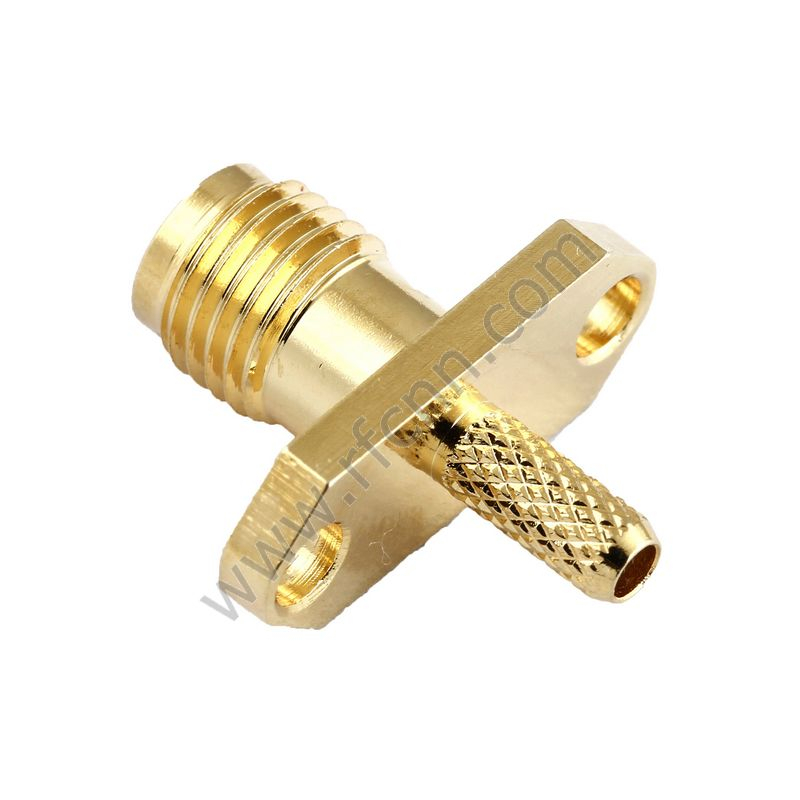 SMA Weiblicher Crimp-Rechteck-Flansch für RG316 RF-Anschluss