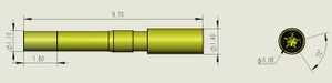 Hyperboloid-Federkontakt.