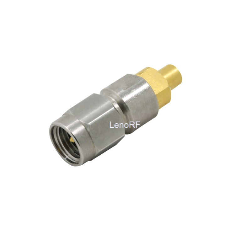 SMA-Stecker an den SMP-Plug-RF-Adapter