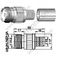 UHF weibliche Crimp für RG213 RF-Anschluss