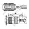 UHF-weibliche Crimp für RG142 RF-Anschluss