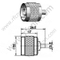 N männliche Crimp für RG402 RF-Anschluss