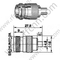 N weibliche bis mcx-weibliche RF-Adapter
