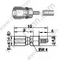 Ssmc männliche Crimp für RG178 RF-Anschluss