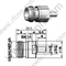 N weibliche zu ssmb-weiblicher HF-Adapter
