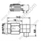 SSMA Male Crimp Right Winkel für RG405 RF-Anschluss