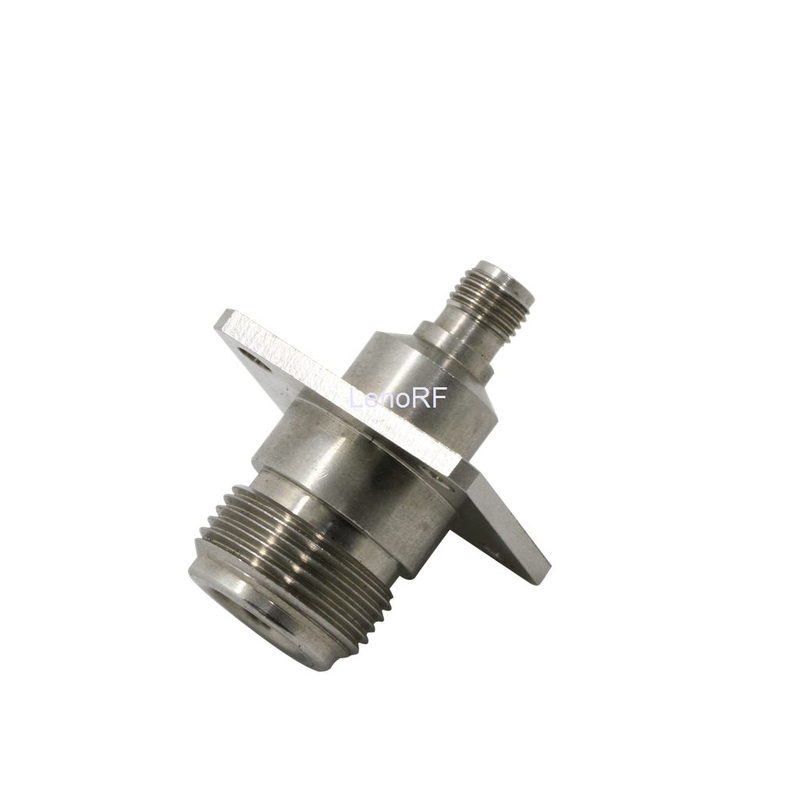 N Jack an SMA Jack Flansch Mount RF Adapter