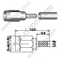 SSMA Male Crimp für RG174 RF-Anschluss